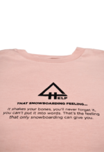 camiseta logo help snowboards