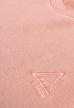 Sudadera rosa snowboard skate sin cuello