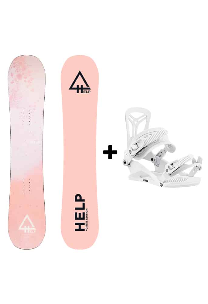 Pack snowboard mujer