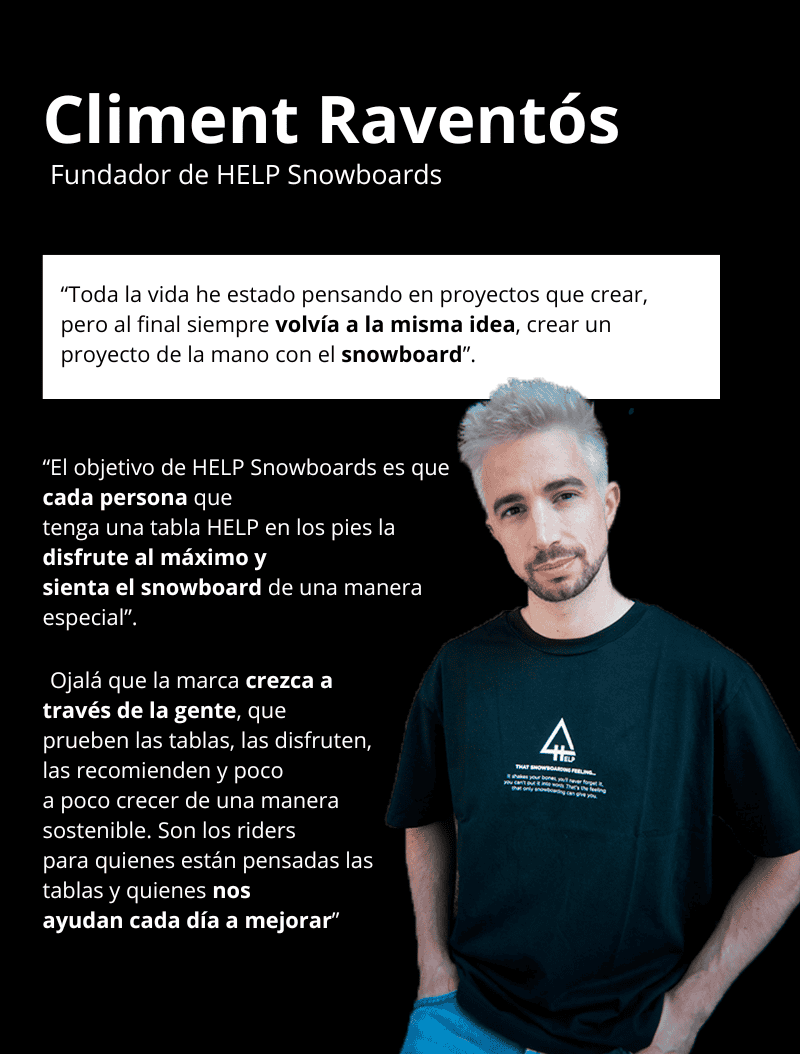 SOBRE NOSOTROS - HELP SNOWBOARDS - CLIMENT RAVENTOS